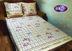 Детский комплект постельного белья в кроватку №дпм08
