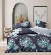 Постельное белье Ранфорс 40, полуторный 150х220 см, на кнопках