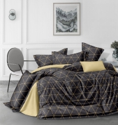 Постельное белье Ранфорс 41, семейный 220х240 см, на кнопках