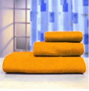 Полотенце махровое Berra 30х30 - желтое, плотность 420